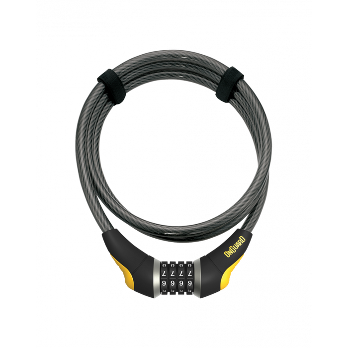 OnGuard Akita 12mm Combo Lock 185 in Black