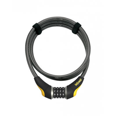 OnGuard Akita 12mm Combo Lock 185 in Black
