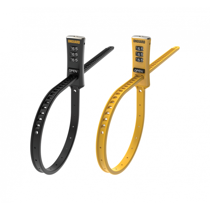 OnGuard Zip Locks in Black/Yellow