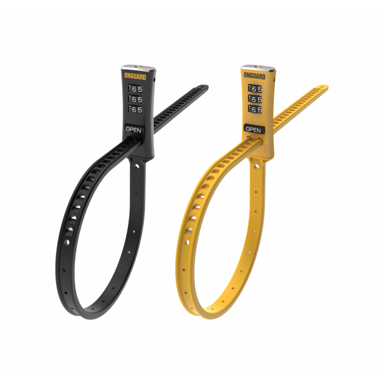OnGuard Zip Locks in Black/Yellow