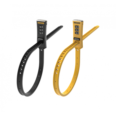 OnGuard Zip Locks in Black/Yellow