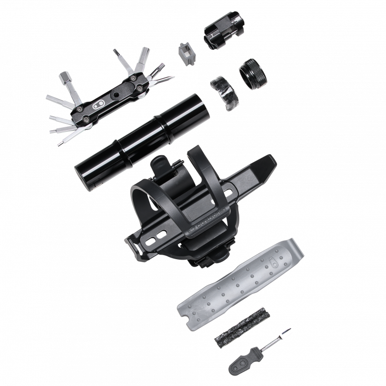 Crankbrothers BC18 SOS Bottle Cage Tool Kit in Black/Silver