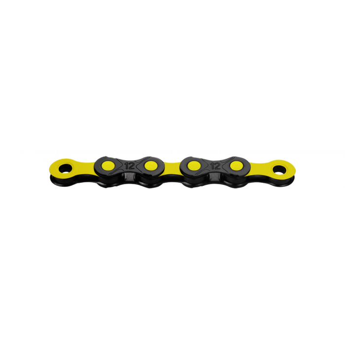 KMC DLC 12 Chain 118L in Black/Yellow