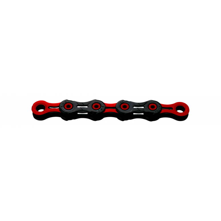 KMC DLC 11 Chain 118L in Black/Red