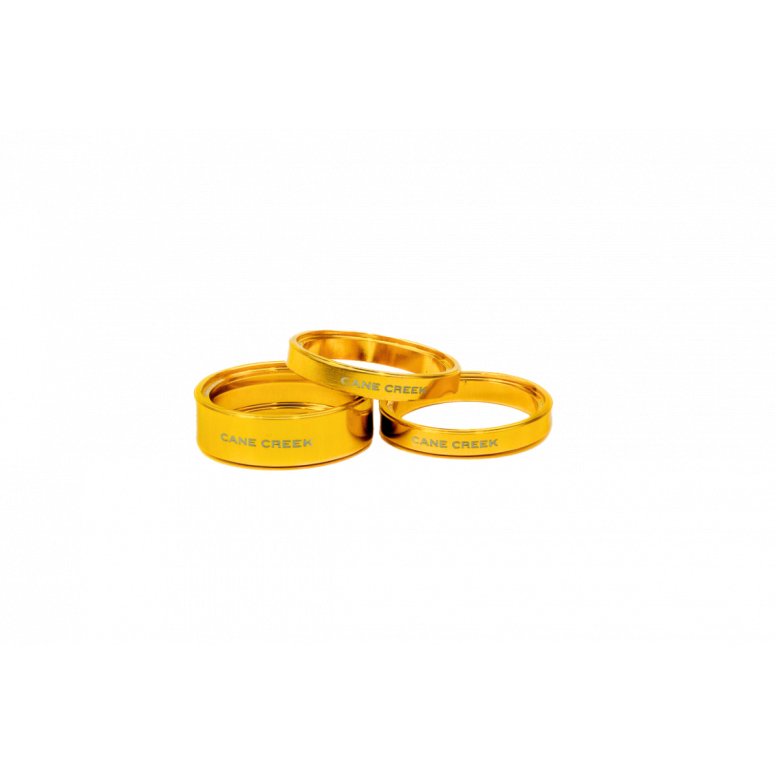 Cane Creek Chroma Studio Interlok Headset Spacer Kit in Gold