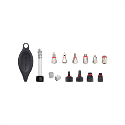 Jagwire Elite Bleed Kit Replacement Fitting Kit - Mineral in Clear