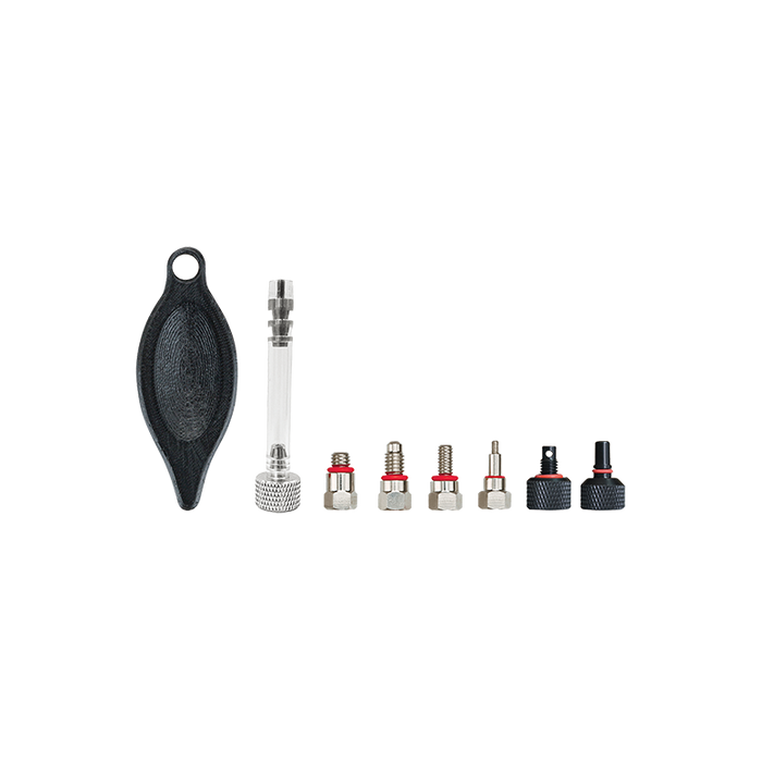 Jagwire Pro Bleed Kit Replacement Fitting Kit - Mineral in Clear