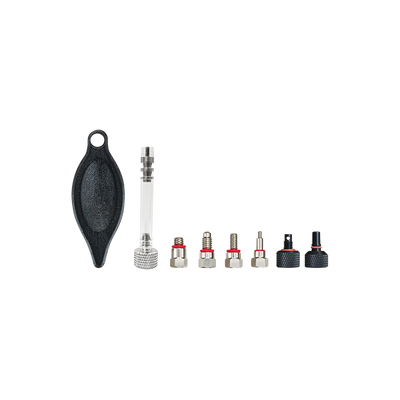 Jagwire Pro Bleed Kit Replacement Fitting Kit - Mineral in Clear