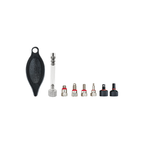 Jagwire Pro Bleed Kit Replacement Fitting Kit - Mineral in Clear