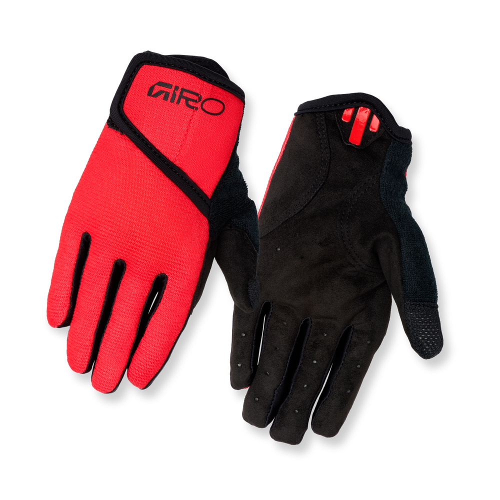 2026 GIRO DND Jr II Men's Mountain Bike Gloves in Flame Red