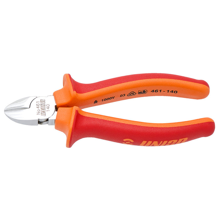 UNIOR Diagonal Cutting Nippers: RED 160MM