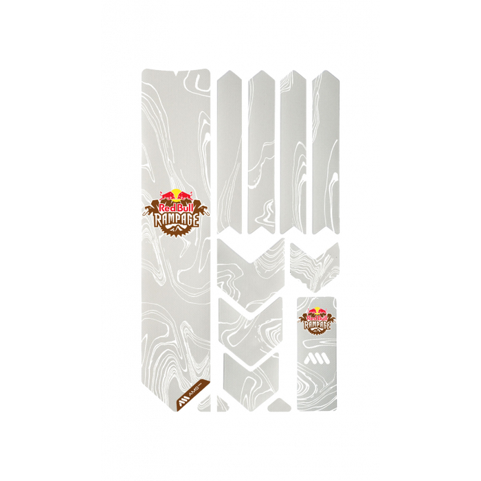 All Mountain Style Frame Guard Extra - Red Bull Rampage Ridgeline in White