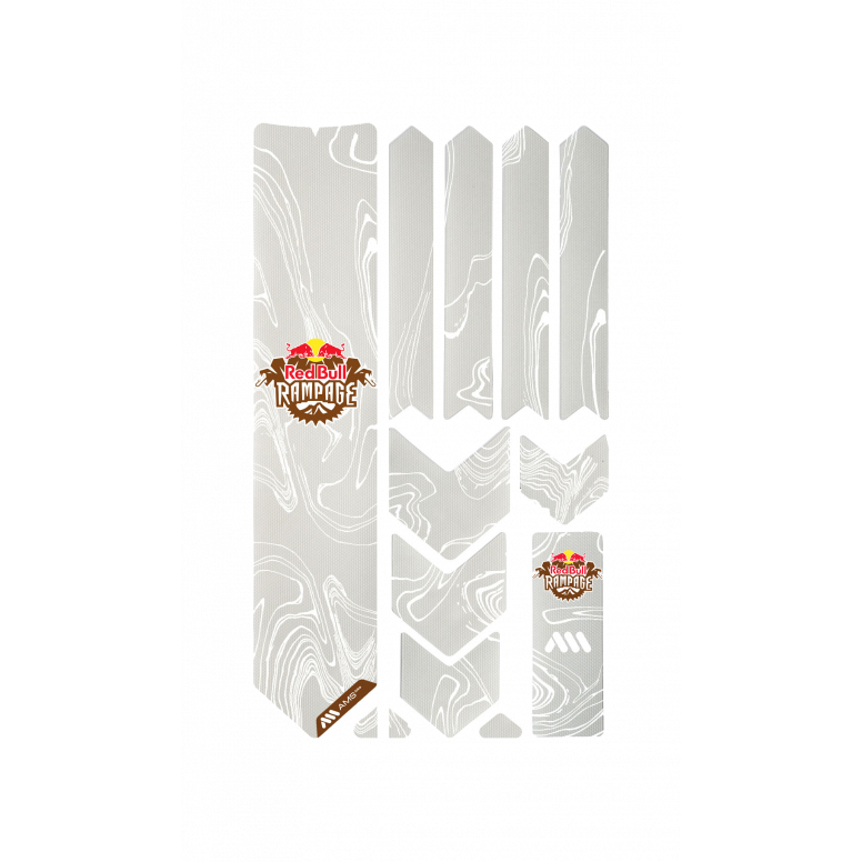 All Mountain Style Frame Guard Extra - Red Bull Rampage Ridgeline in White