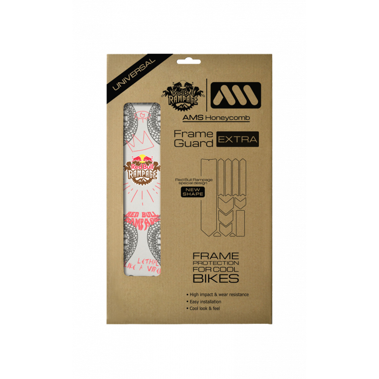 All Mountain Style Frame Guard Extra - Red Bull Rampage Freeride in Grey