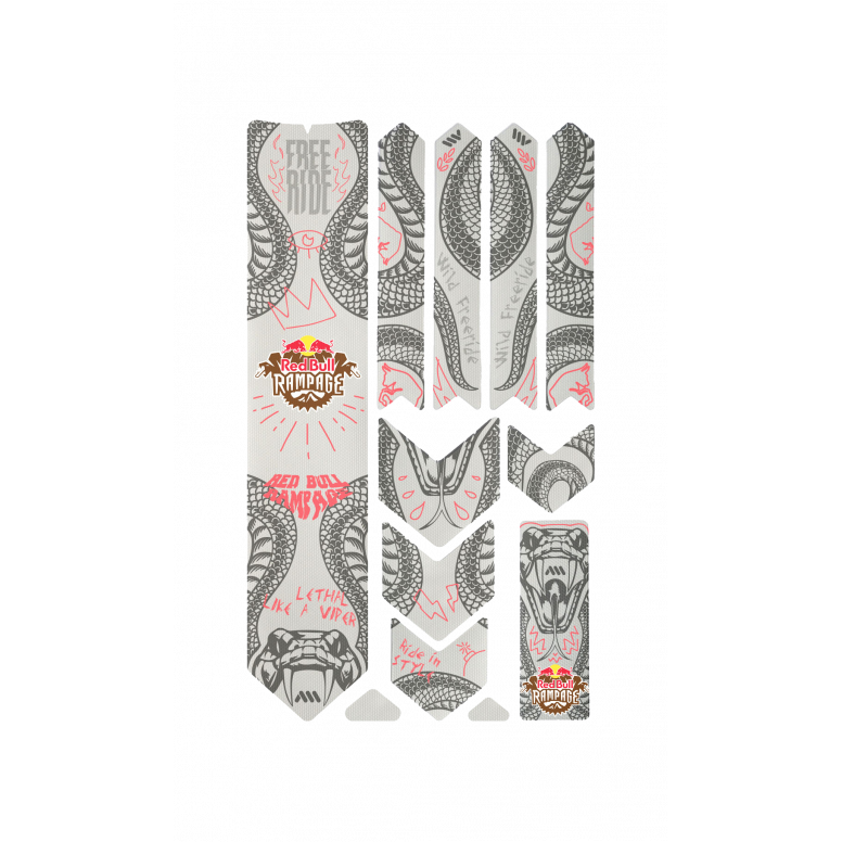 All Mountain Style Frame Guard Extra - Red Bull Rampage Freeride in Grey