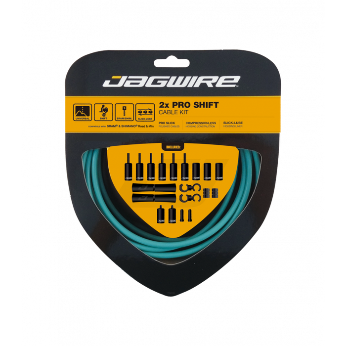 Jagwire Pro Shift Kit 2x in Celeste
