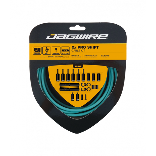 Jagwire Pro Shift Kit 2x in Celeste