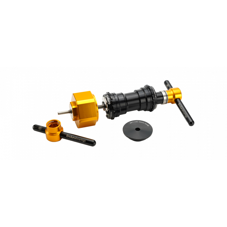 Enduro Bearings BRT-040Â BB Tool Kit 30mm in Black/Gold