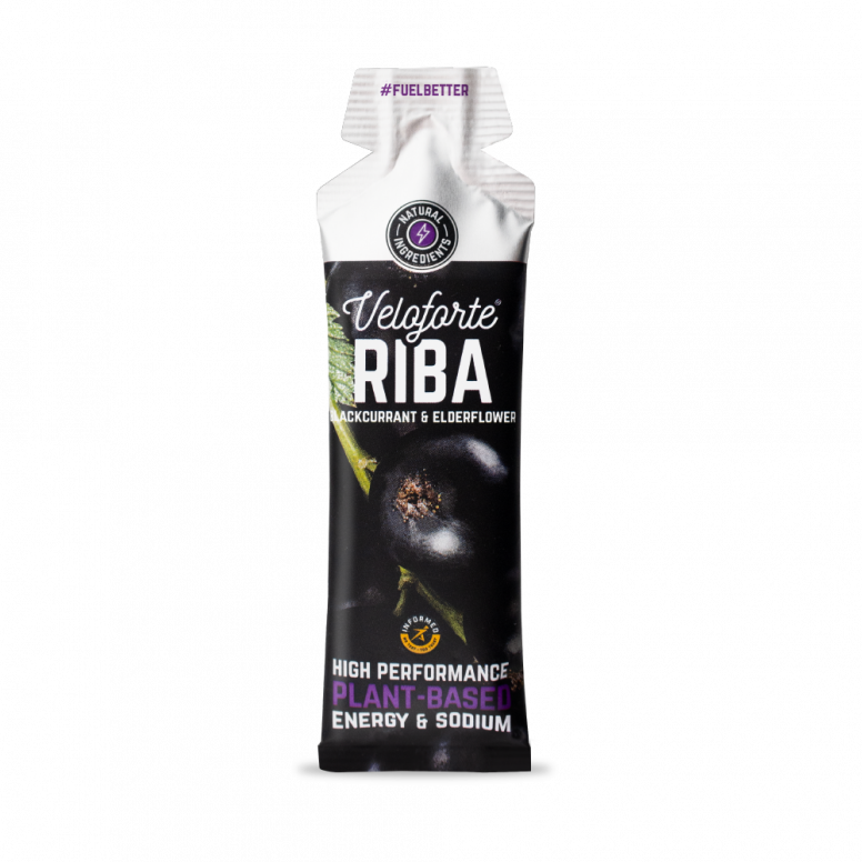 Veloforte Energy Gels Riba - Blackcurrant & Elderflower / 24 Pack