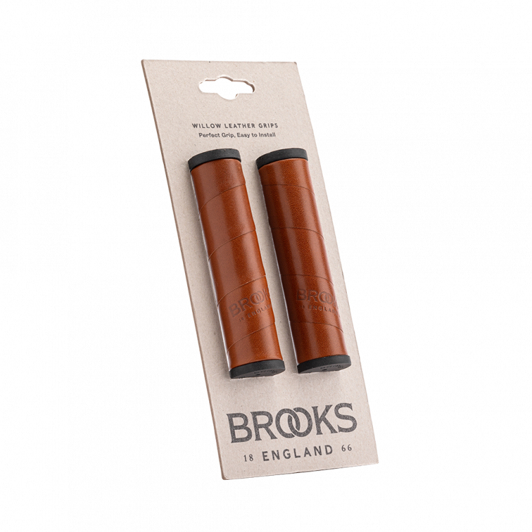 Willow Leather Grips - tan