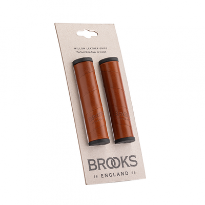Willow Leather Grips - tan