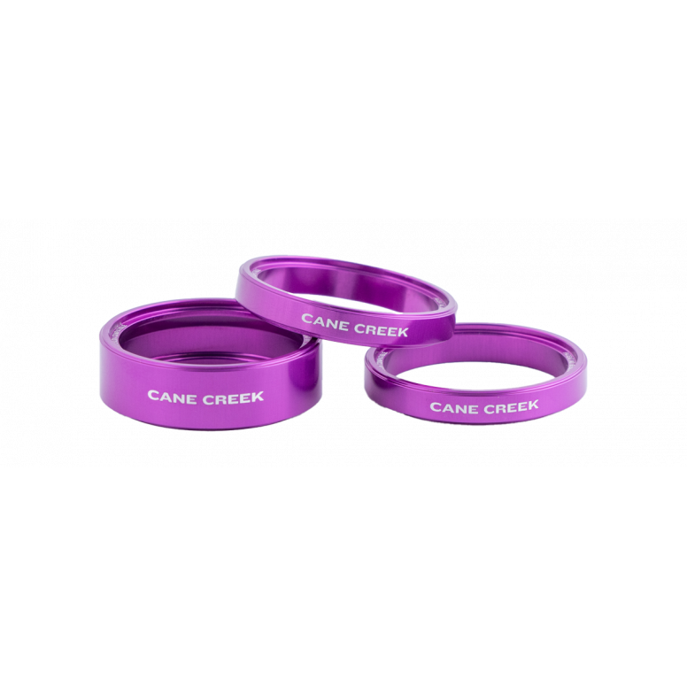 Cane Creek Chroma Studio Interlok Headset Spacer Kit in Purple