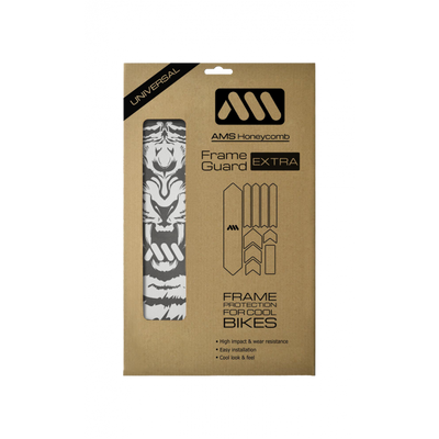 All Mountain Style Frame Guard Extra - Tiger Grey in White