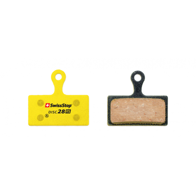 SwissStop Disc 28 Pads - Shimano MTB - XTR, XT, M8000 in Yellow