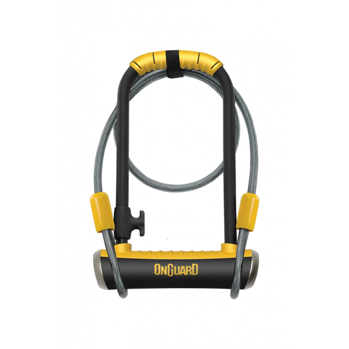 OnGuard Pitbull DT 8005 Locks in Black and Yellow 230mm x 115mm