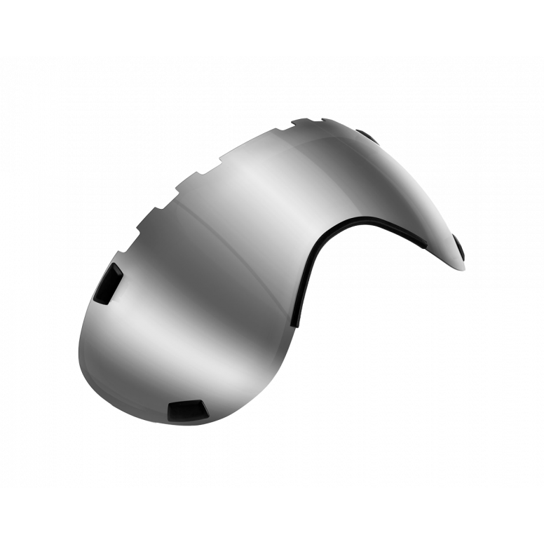 MET Drone Wide Body Mag-Clip Shield in Silver