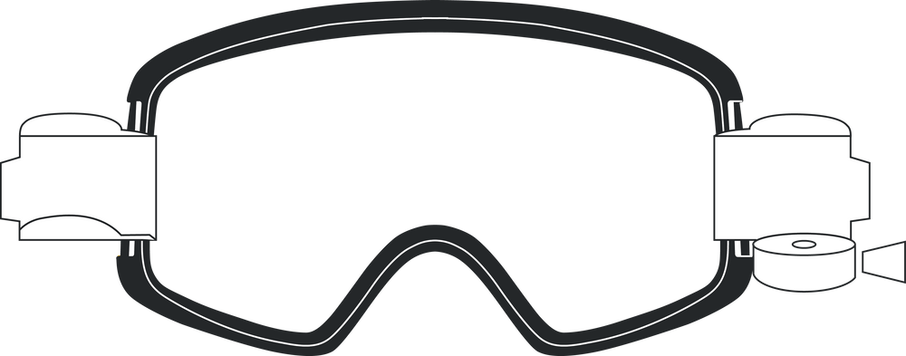 2026 GIRO Dropline Roll Off Unisex Mountain Bike Goggles in Clear