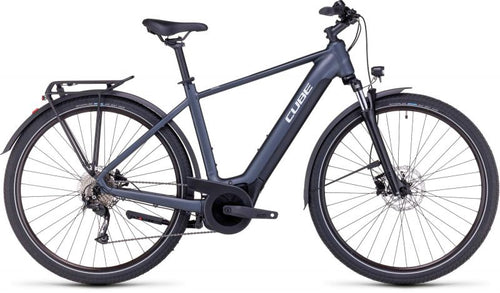 Cube Touring Hybrid One 625 Electric Hybrid Bike in Blue
