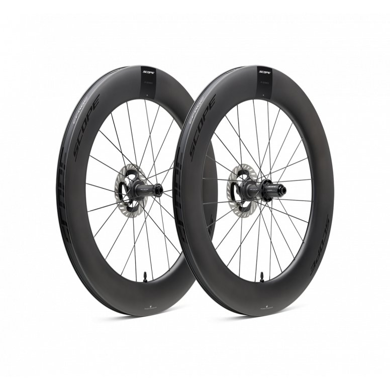 Scope Cycling R8.T V2 85mm TT Wheelset in Black