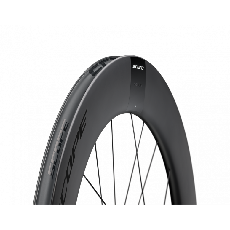 Scope Cycling R8.T V2 85mm TT Wheelset in Black