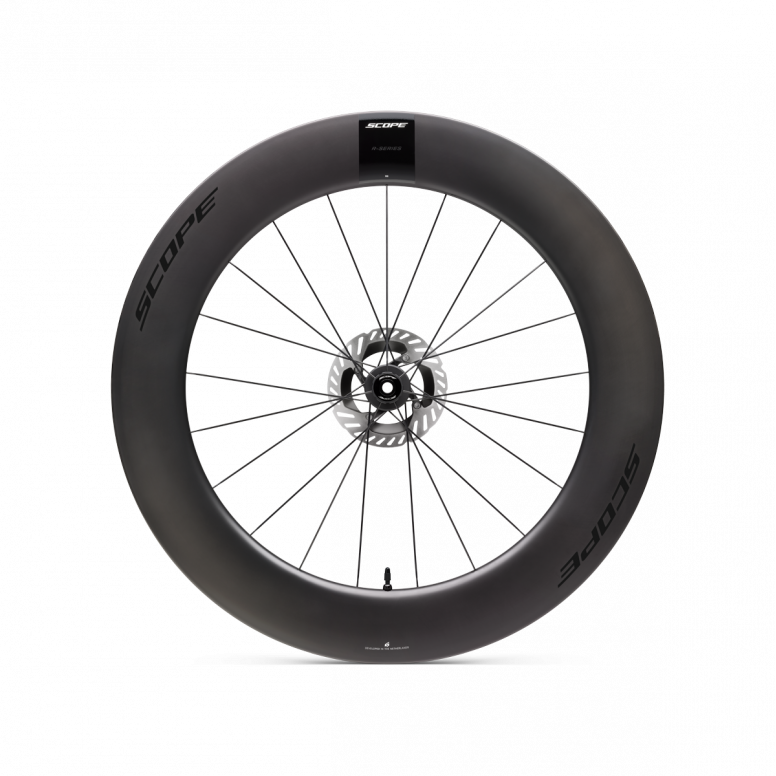 Scope Cycling R8.T V2 85mm TT Wheelset in Black