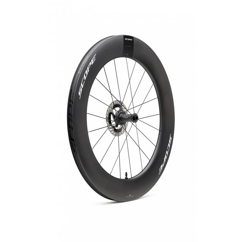 Scope Cycling R8.T V2 85mm TT Front Wheel in White