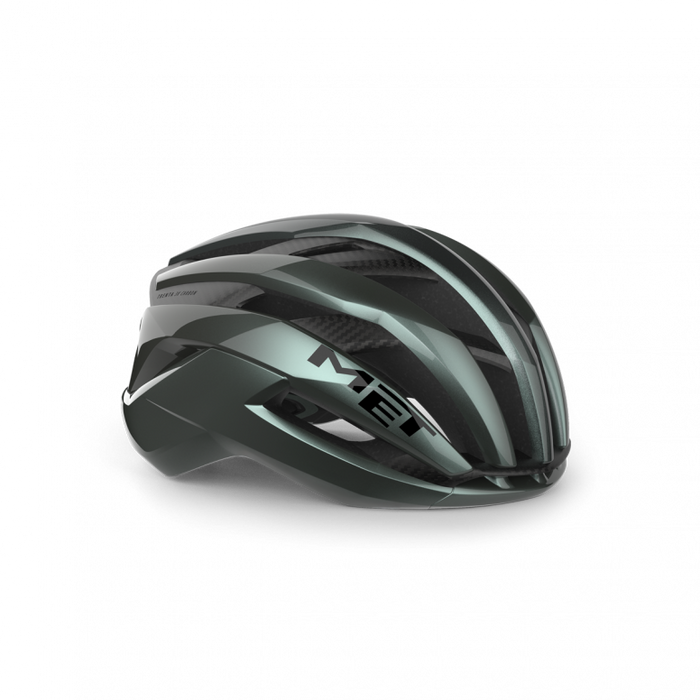 MET Trenta 3K Carbon Airframe MIPS Road Cycling Helmet in Opal Grey