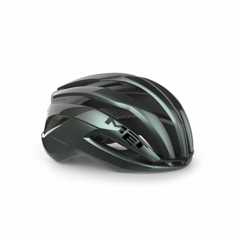 MET Trenta 3K Carbon Airframe MIPS Road Cycling Helmet in Opal Grey