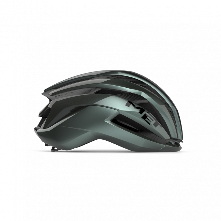 MET Trenta 3K Carbon Airframe MIPS Road Cycling Helmet in Opal Grey