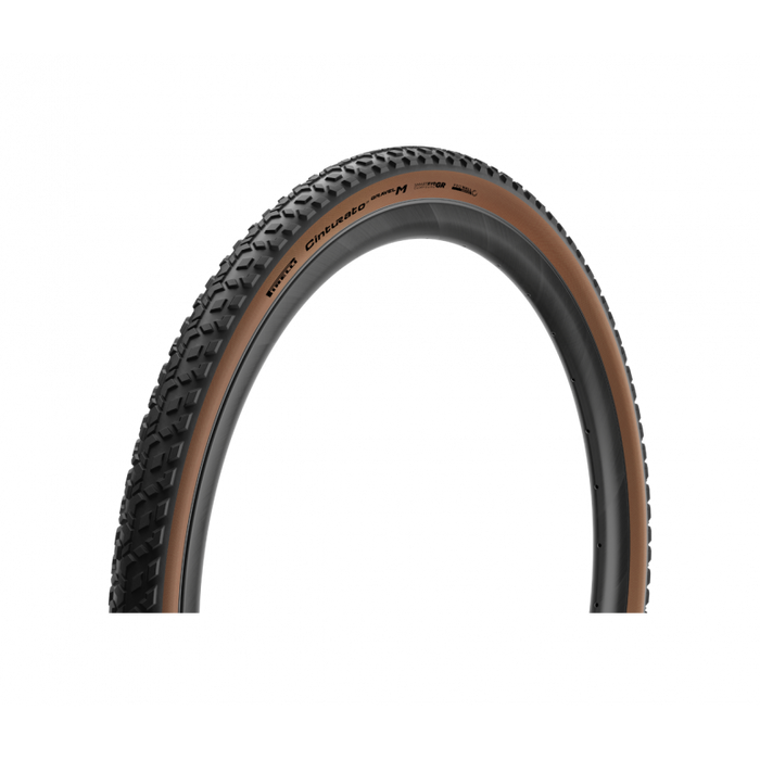 Pirelli Cinturato Gravel M High Performance SmartEVO GR ProWALL Tuebless Ready Tyre in Tan | 700x45c