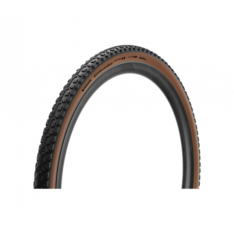 Pirelli Cinturato Gravel M High Performance SmartEVO GR ProWALL Tuebless Ready Tyre in Tan | 700x45c