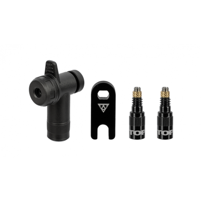 Topeak Turboflow Valve Combo Kit in Black