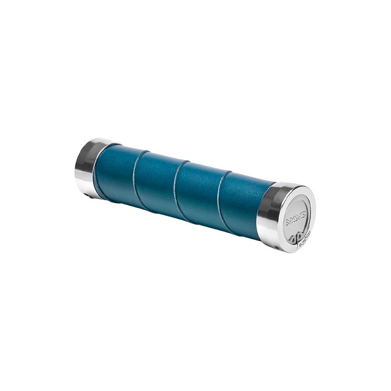 Brooks Slender Leather Grips in Teal
