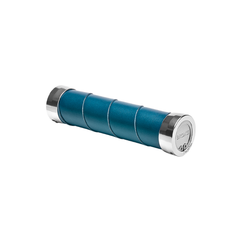 Brooks Slender Leather Grips in Teal