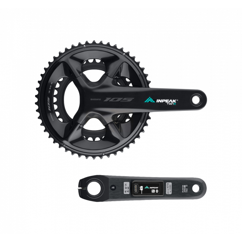 INPEAK 105 R7100 POWERCRANK-E - TWiN2 in Black