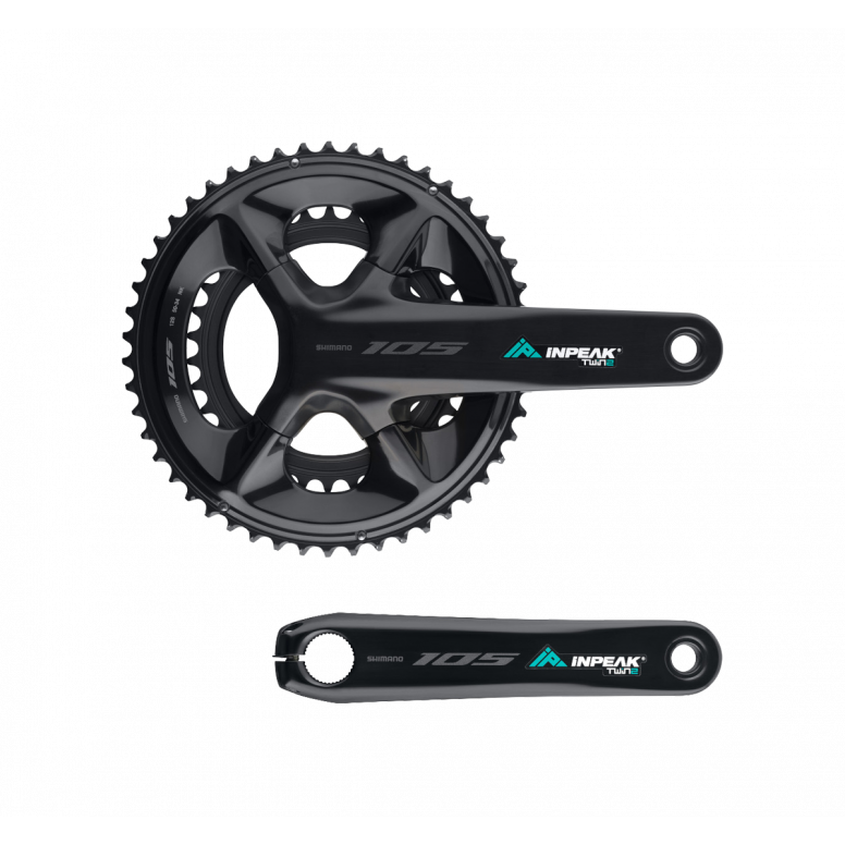 INPEAK 105 R7100 POWERCRANK-E - TWiN2 in Black