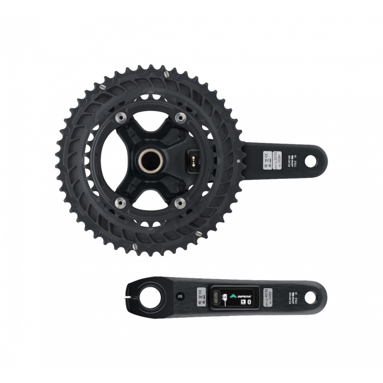 INPEAK 105 R7100 POWERCRANK-E - TWiN2 in Black