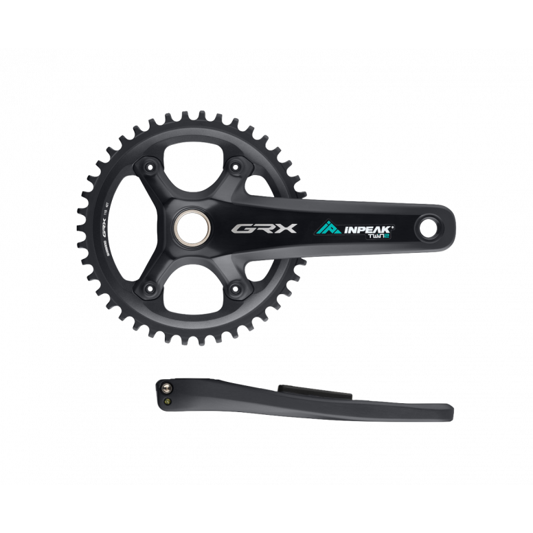 INPEAK GRX RX820 1x POWERCRANK-E | TWiN2 in Black