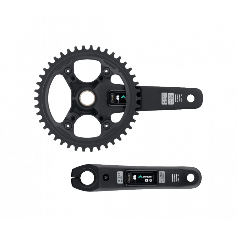 INPEAK GRX RX820 1x POWERCRANK-E | TWiN2 in Black