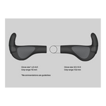Ergon GP2 EVO Black/Grey / Regular / Large